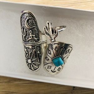 Cute Silver Ring Collection women’s size 8